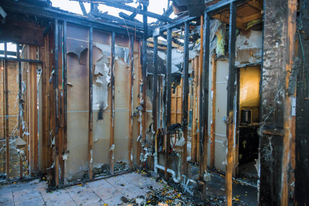 Professional Fire Damage Repair technician working in Kenmore, WA